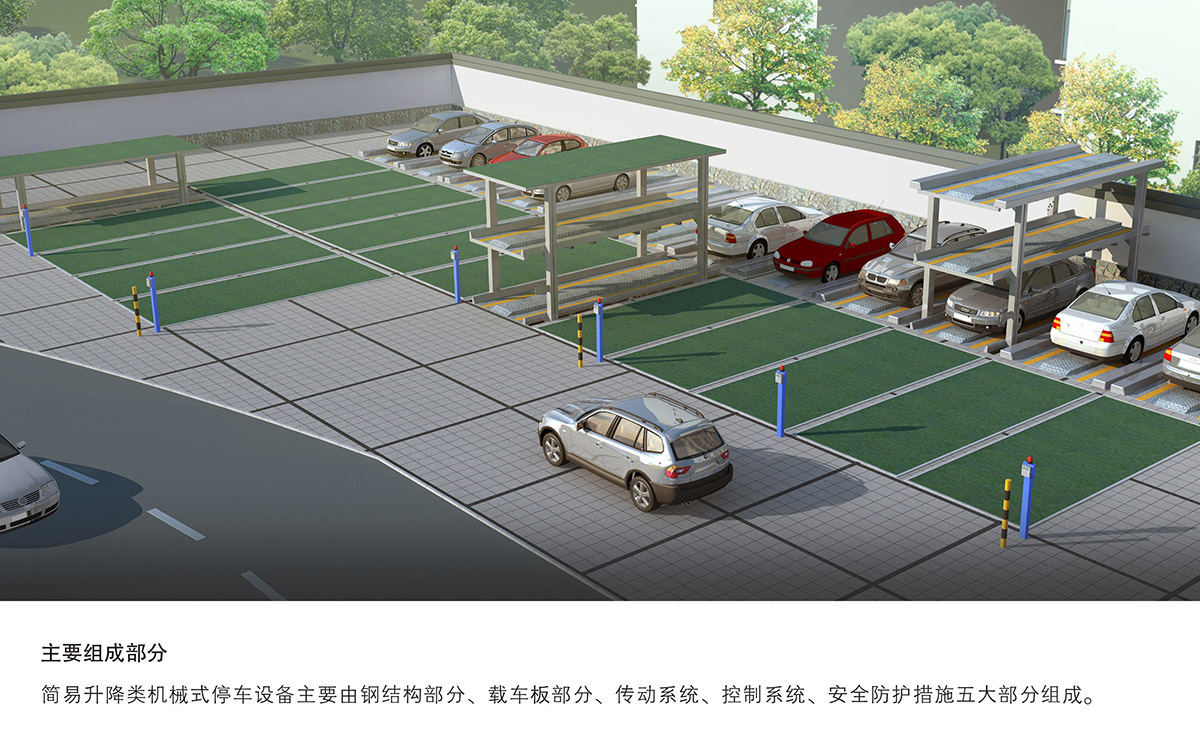 贵州PJS地坑式简易升降立体停车库主要组成部分.jpg