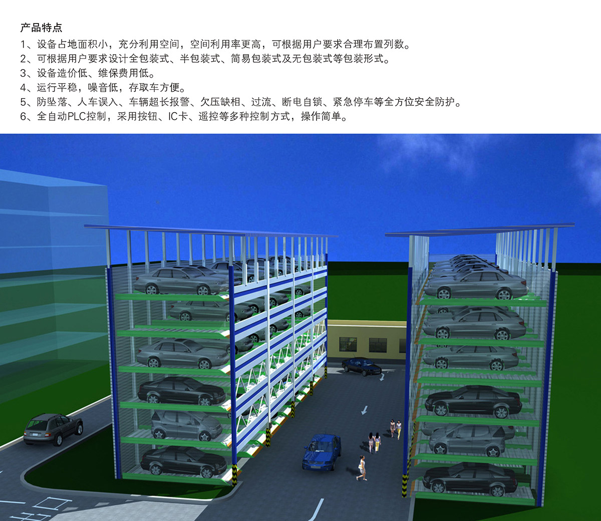 贵州PSH6六层升降横移立体停车库产品特点.jpg