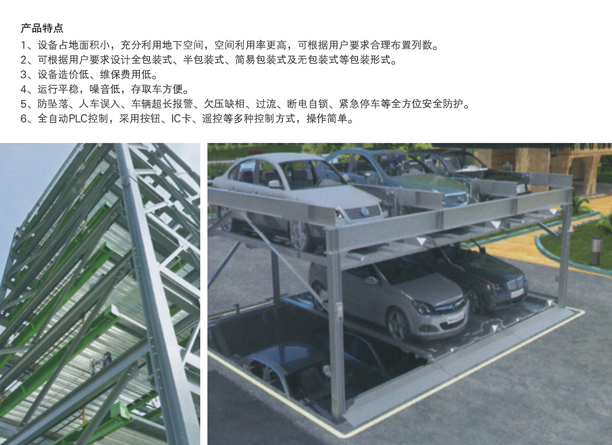 贵州PSH3-D1负一正二地坑三层升降横移立体停车库产品特点.jpg