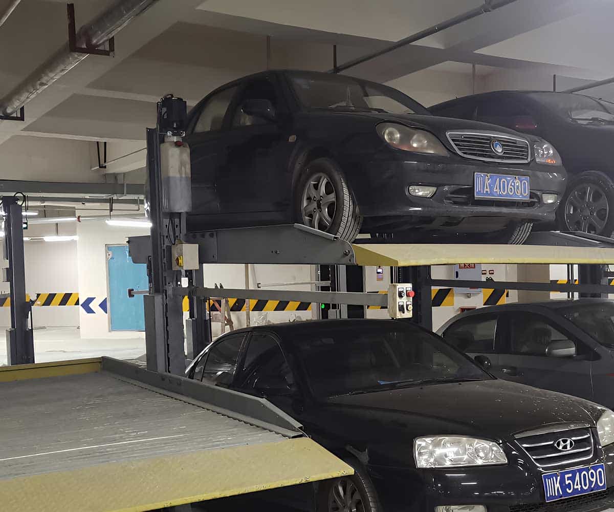 俯仰机械车库现代城市停车解决方案